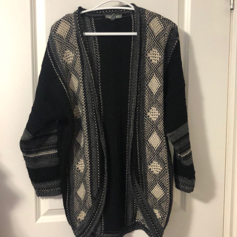 Knit chunky cardigan